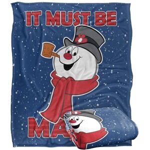 LOGOVISION FROSTY THE SNOWMAN Blanket, 152 x 127 cm It Must Be Magic Silky Touch Super Soft Throw Blanket LOGOVISION FROSTY THE SNOWMAN Blanket, 152 x 127 cm It Must Be Magic Silky Touch Super Soft Throw Blanket