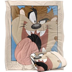 LOGOVISION LOONEY TUNES Blanket, 152 x 127 cm, Taz Closeup Silky Touch Super Soft Throw LOGOVISION LOONEY TUNES Blanket, 152 x 127 cm, Taz Closeup Silky Touch Super Soft Throw