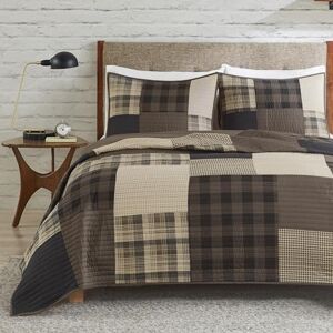 WOOLRICH Cotton Reversible Quilt Set - Winter Hills Tan - Oversized King/Cal King WOOLRICH Cotton Reversible Quilt Set - Winter Hills Tan - Oversized King/Cal King
