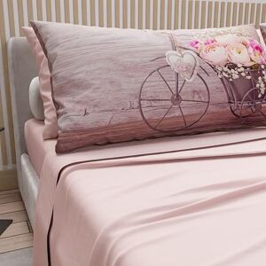 PETTI Artigiani Italiani Cotton Sheets with Pillowcases in Digital Print, Double Bed Sheet, 337 Light Powder Pattern Bedding Set, 100% Made in Italy PETTI Artigiani Italiani Cotton Sheets with Pillowcases in Digital Print, Double Bed Sheet, 337 Light Powder Pattern Bedding Set, 100% Made in Italy