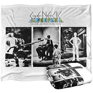 LOGOVISION Genesis Lamb Lies Down Silky Touch Super Soft Throw Blanket 152 X 127 cm, White LOGOVISION Genesis Lamb Lies Down Silky Touch Super Soft Throw Blanket 152 X 127 cm, White
