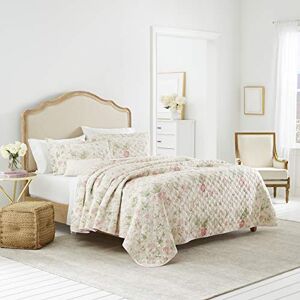 Laura Ashley Queen Reversible Cotton Bedding - Bedding Laura Ashley Queen Reversible Cotton Bedding - Bedding