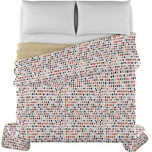 Italian Bed Linen Fantasy Printed Summer Quilt, Microfibre, Sketch, 260 x 270 cm Italian Bed Linen Fantasy Printed Summer Quilt, Microfibre, Sketch, 260 x 270 cm