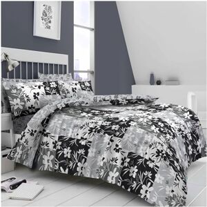 GC GAVENO CAVAILIA Reversible Duvet Cover Double Bed Leafs 3 Piece Double Quilt Cover (200 x 200 m) with Pillowcases Washable Bedding Comforter Set Grey GC GAVENO CAVAILIA Reversible Duvet Cover Double Bed Leafs 3 Piece Double Quilt Cover (200 x 200 m) with Pillowcases Washable Bedding Comforter Set Grey