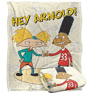 LOGOVISION Hey Arnold Arnold & Gerald Silky Touch Super Soft Throw Blanket 152 X 127 cm LOGOVISION Hey Arnold Arnold & Gerald Silky Touch Super Soft Throw Blanket 152 X 127 cm