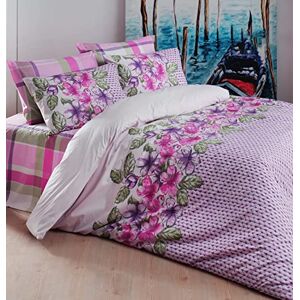 Questo Casa 100% Ranforce Cotton Single Duvet Cover Set, Duvet Cover 160 x 220 cm, Flat Leaf 160 x 240 cm, Pillowcase 50 x 70 cm (1 piece) Questo Casa 100% Ranforce Cotton Single Duvet Cover Set, Duvet Cover 160 x 220 cm, Flat Leaf 160 x 240 cm, Pillowcase 50 x 70 cm (1 piece)