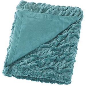 Comfort Spaces Teal Faux Fur Throw Blanket - Throw Blanket and Pillow Set Comfort Spaces Teal Faux Fur Throw Blanket - Throw Blanket and Pillow Set