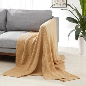 Amazon Basics Sand Chunky Knit Throw Blanket - Throw Blanket Amazon Basics Sand Chunky Knit Throw Blanket - Throw Blanket