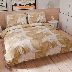 PETTI Artigiani Italiani Double Duvet Cover 250 x 200 cm, Microfibre Duvet Cover with Digital Print + 2 Pillowcases 50 x 80 cm Made in Italy Tropical Taupe O PETTI Artigiani Italiani Double Duvet Cover 250 x 200 cm, Microfibre Duvet Cover with Digital Print + 2 Pillowcases 50 x 80 cm Made in Italy Tropical Taupe O