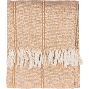 Yard Hedon Throw – Soft Indoor/Outdoor Quick Dry Woven Striped Fringed Blanket (Natural – 130x180cm) Yard Hedon Throw – Soft Indoor/Outdoor Quick Dry Woven Striped Fringed Blanket (Natural – 130x180cm)