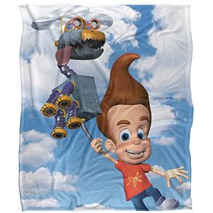 Nickelodeon Brand Helicopter Jimmy Silky Touch Super Soft Throw Blanket 152 X 127 cm, White Nickelodeon Brand Helicopter Jimmy Silky Touch Super Soft Throw Blanket 152 X 127 cm, White
