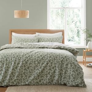 Bianca Shadow Leaves 200 Thread Count Cotton Reversible King Duvet Cover Set with Pillowcases Green Bianca Shadow Leaves 200 Thread Count Cotton Reversible King Duvet Cover Set with Pillowcases Green