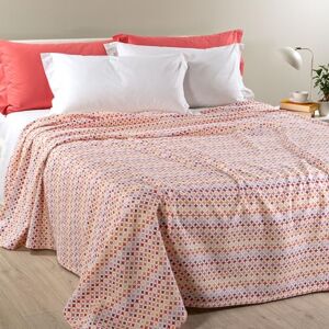 Caleffi Optical Art Single Bedspread 1006784 50% Cotton 50% Polyester, 170 x 260 cm, Orange Caleffi Optical Art Single Bedspread 1006784 50% Cotton 50% Polyester, 170 x 260 cm, Orange