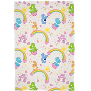 Character World Care Bears Official Fleece Blanket, Super Soft Warm Blanket Sunny Design Featuring Grumpy, Cheer and Bedtime Bear Perfect for Home, Bedroom, Sleepovers and Camping 100 x 150 cm Multicolour Character World Care Bears Official Fleece Blanket, Super Soft Warm Blanket Sunny Design Featuring Grumpy, Cheer and Bedtime Bear Perfect for Home, Bedroom, Sleepovers and Camping 100 x 150 cm Multicolour
