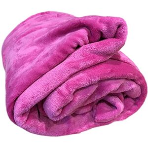Home Must Haves Solid Hot Pink Blanket Bedding Throw Fleece Super Soft Warm, Full Home Must Haves Solid Hot Pink Blanket Bedding Throw Fleece Super Soft Warm, Full