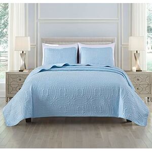 Chezmoi Collection Austin 3-Piece Oversized Bedspread Coverlet Set - Bedspread Set Chezmoi Collection Austin 3-Piece Oversized Bedspread Coverlet Set - Bedspread Set