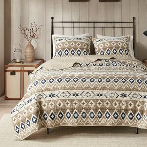 Woolrich Montana Tribal Tan Cotton Quilt Set - Quilt Set Woolrich Montana Tribal Tan Cotton Quilt Set - Quilt Set