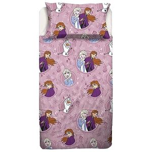 hermet Frozen Single Bed Sheet, Complete Bed, Top Sheet, Fitted Sheet, Pillowcase, Pink, Disney, 100% Cotton, Official Product hermet Frozen Single Bed Sheet, Complete Bed, Top Sheet, Fitted Sheet, Pillowcase, Pink, Disney, 100% Cotton, Official Product