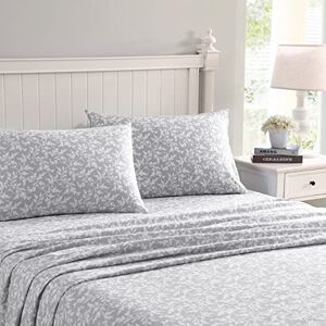 Laura Ashley Crestwood Twin Sheets - Bedding Set, Cotton Flannel, Soft & Breathable Laura Ashley Crestwood Twin Sheets - Bedding Set, Cotton Flannel, Soft & Breathable