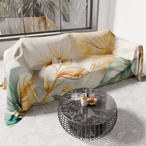 PETTI Artigiani Italiani - Lightweight Floral Double Bedspread - 265x265 cm - Made in Italy PETTI Artigiani Italiani - Lightweight Floral Double Bedspread - 265x265 cm - Made in Italy