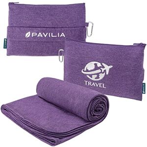 PAVILIA Soft Compact Travel Blanket and Pillow, Foldable Airplane Blanket in Bag, Lightweight Portable Flight Blanket Set with Luggage Strap, Camping Plane Car Home Office Gift Accessories, Purple PAVILIA Soft Compact Travel Blanket and Pillow, Foldable Airplane Blanket in Bag, Lightweight Portable Flight Blanket Set with Luggage Strap, Camping Plane Car Home Office Gift Accessories, Purple