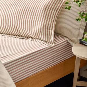 furn. Yard Hebden 100% Cotton Striped Fitted Bed Sheet – Soft Textured Mélange Design (Pecan – Super King) furn. Yard Hebden 100% Cotton Striped Fitted Bed Sheet – Soft Textured Mélange Design (Pecan – Super King)