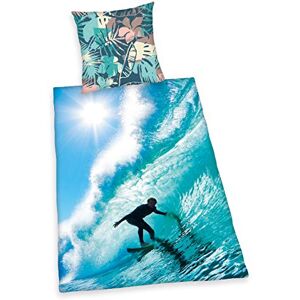 Herding Bedding Set, Cotton, Blue, 80 x 80 cm, 135 x 200 cm Herding Bedding Set, Cotton, Blue, 80 x 80 cm, 135 x 200 cm