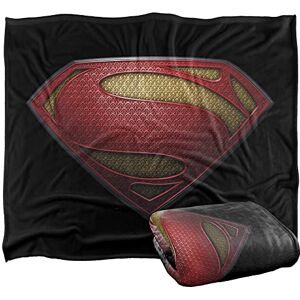 LOGOVISION SUPERMAN Man of Steel Shield Officially Licensed Silky Touch Super Soft Throw Blanket 152 x 127 cm LOGOVISION SUPERMAN Man of Steel Shield Officially Licensed Silky Touch Super Soft Throw Blanket 152 x 127 cm