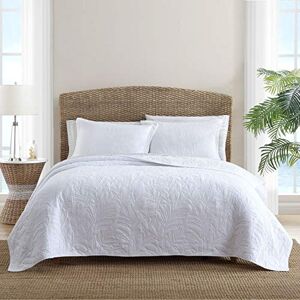 Tommy Bahama Costa Sera Collection Soft and Breathable, Quilt Bedpsread Coverlet Seasons, Pre-washed for Added Softness, Twin, White Tommy Bahama Costa Sera Collection Soft and Breathable, Quilt Bedpsread Coverlet Seasons, Pre-washed for Added Softness, Twin, White
