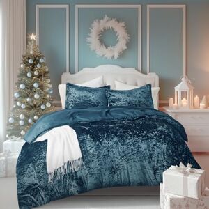 Comfort Spaces Juliette Luxe Comforter Set Velvet Lush with Soft Brushed Microfiber Reverse, All Season Cozy Velvet Bedding Sets, Fluffy Comforter Bed Set, Matching Sham, Teal Full/Queen 3 Piece Comfort Spaces Juliette Luxe Comforter Set Velvet Lush with Soft Brushed Microfiber Reverse, All Season Cozy Velvet Bedding Sets, Fluffy Comforter Bed Set, Matching Sham, Teal Full/Queen 3 Piece