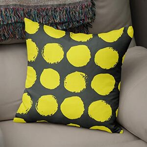 Bonamaison Decorative Cushion Cover Neon Yellow & Fume, Throw Pillow Covers, Home Decorative Pillowcases for Livingroom, Sofa, Bedroom, Size: 43X43 Cm Designed and Manufactured in Turkey Bonamaison Decorative Cushion Cover Neon Yellow & Fume, Throw Pillow Covers, Home Decorative Pillowcases for Livingroom, Sofa, Bedroom, Size: 43X43 Cm Designed and Manufactured in Turkey