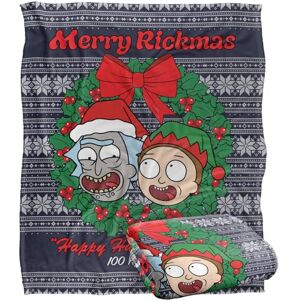 LOGOVISION RICK AND MORTY Blanket, 152 x 127 cm Merry Rickmas Ugly Christmas Sweater Silky Touch Super Soft Throw Blanket LOGOVISION RICK AND MORTY Blanket, 152 x 127 cm Merry Rickmas Ugly Christmas Sweater Silky Touch Super Soft Throw Blanket