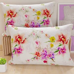 PETTI Artigiani Italiani Bed Pillowcases, Pair of Pillowcases 50 x 80 cm, Pillow Case, Hypoallergenic Microfibre Pillowcases, Made in Italy, Spring White Pillowcases PETTI Artigiani Italiani Bed Pillowcases, Pair of Pillowcases 50 x 80 cm, Pillow Case, Hypoallergenic Microfibre Pillowcases, Made in Italy, Spring White Pillowcases