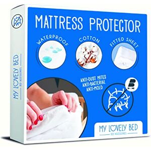 My Lovely Bed Mattress Protector 140 x 190 x 200 cm Anti-Dust Mite and Waterproof Mattress Protector Soft and Silent 100% Cotton Fleece My Lovely Bed Mattress Protector 140 x 190 x 200 cm Anti-Dust Mite and Waterproof Mattress Protector Soft and Silent 100% Cotton Fleece