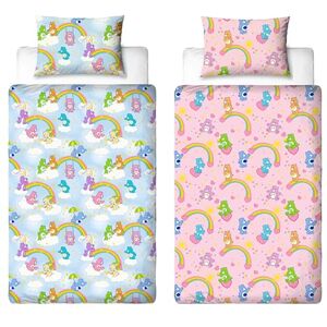 Character World Care Bears Officially Licensed Sunshine Design Single Duvet Cover Set Reversible 2 Sided Bedding Including Matching Pillow Case Perfect For Kids Bedroom Polycotton Character World Care Bears Officially Licensed Sunshine Design Single Duvet Cover Set Reversible 2 Sided Bedding Including Matching Pillow Case Perfect For Kids Bedroom Polycotton
