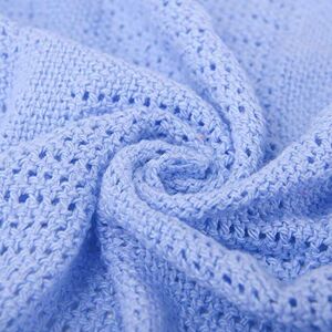 Baby Cotton Cellular Blanket - Reversible Lightweight Thermal Throw - Family Bedding Baby Cotton Cellular Blanket - Reversible Lightweight Thermal Throw - Family Bedding