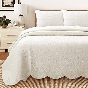 Cozy Line Home Fashions Victorian Medallion Ivory Bedding Quilt Set - Bedding Quilt Set Cozy Line Home Fashions Victorian Medallion Ivory Bedding Quilt Set - Bedding Quilt Set