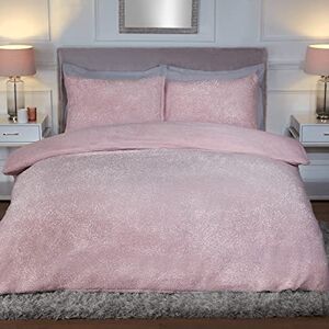 Sleepdown Sparkle Teddy Fleece Thermal Warm Cosy Super Soft Duvet Cover Quilt Bedding Set with Pillow Cases Double (200cm x 200cm) Blush Pink Sleepdown Sparkle Teddy Fleece Thermal Warm Cosy Super Soft Duvet Cover Quilt Bedding Set with Pillow Cases Double (200cm x 200cm) Blush Pink