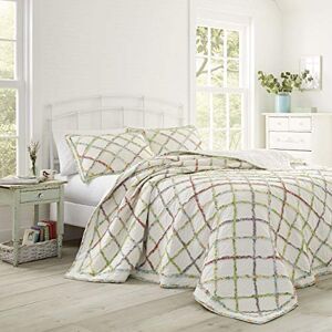 Laura Ashley Home Ruffle Garden Collection Quilt-100% Cotton, Ultra Soft, All Season Bedding, Reversible Stylish Coverlet, Twin, Cream (197783) Laura Ashley Home Ruffle Garden Collection Quilt-100% Cotton, Ultra Soft, All Season Bedding, Reversible Stylish Coverlet, Twin, Cream (197783)