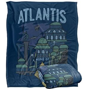 LOGOVISION AQUAMAN Blanket, 152 x 127 cm The Atlantis Silky Touch Super Soft Throw Blanket LOGOVISION AQUAMAN Blanket, 152 x 127 cm The Atlantis Silky Touch Super Soft Throw Blanket