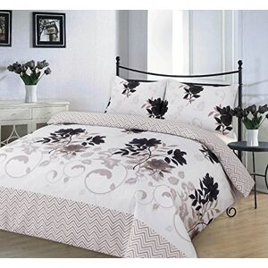 Kampala Hill Bethany Black Single Duvet Cover Set Polycotton Floral Bedding Kampala Hill Bethany Black Single Duvet Cover Set Polycotton Floral Bedding