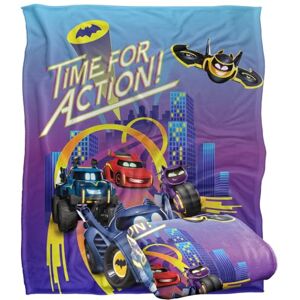 LOGOVISION Batwheels Blanket, 152 x 127 cm Time for Action Silky Touch Super Soft Throw Blanket LOGOVISION Batwheels Blanket, 152 x 127 cm Time for Action Silky Touch Super Soft Throw Blanket