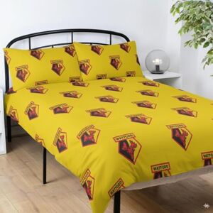 The Gift Scholars Officially Licensed Watford FC Double Bedding Set – Includes Pillowcase – Perfect for Kids – For Hornets The Gift Scholars Officially Licensed Watford FC Double Bedding Set – Includes Pillowcase – Perfect for Kids – For Hornets