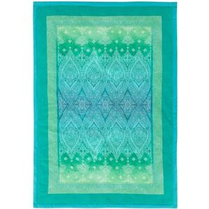 Bassetti Granfoulard Plaid Kerala V1 Green 135 x 190 cm, Luxurious Blanket Made of 100% Mercerised Cotton, Soft Lightweight Cuddly Blanket, Decorative Bedspread, Skin-friendly, Easy to Clean Bassetti Granfoulard Plaid Kerala V1 Green 135 x 190 cm, Luxurious Blanket Made of 100% Mercerised Cotton, Soft Lightweight Cuddly Blanket, Decorative Bedspread, Skin-friendly, Easy to Clean