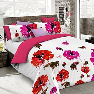 Italian Bed Linen 8058575007438 Parure Duvet Cover with print in Digital to total coverage on the bag and on Pillowcases, kio616 (Multicoloured), 100% Cotton, Double, 250 x 200 x 1 cm Italian Bed Linen 8058575007438 Parure Duvet Cover with print in Digital to total coverage on the bag and on Pillowcases, kio616 (Multicoloured), 100% Cotton, Double, 250 x 200 x 1 cm