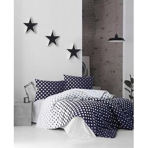 Nuit Des RĂªves Dark Blue & White Ranforce Double Quilt Cover Set - Bedding Set Nuit Des RĂªves Dark Blue & White Ranforce Double Quilt Cover Set - Bedding Set