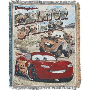 Disney Woven Tapestry Throw Blanket, Polyester, Greetings from Radiator Springs, 48" x 60 Disney Woven Tapestry Throw Blanket, Polyester, Greetings from Radiator Springs, 48" x 60