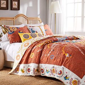 Greenland Home Topanga Quilt Set - Cotton, Multicolor, Full/Queen Greenland Home Topanga Quilt Set - Cotton, Multicolor, Full/Queen