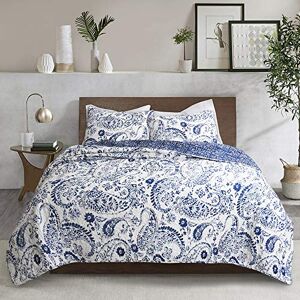Lush Decor Erindale 3 Piece Quilt Set, King, Navy & Blue Lush Decor Erindale 3 Piece Quilt Set, King, Navy & Blue