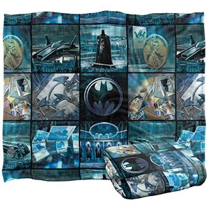 LOGOVISION BATMAN Blanket, 152 x 127 cm, Batcave Tiles Silky Touch Super Soft Throw Blanket LOGOVISION BATMAN Blanket, 152 x 127 cm, Batcave Tiles Silky Touch Super Soft Throw Blanket